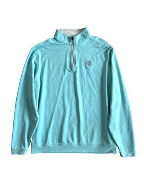 Peter Millar Men's Sz XL Crown Sport Quarter-Zip Pullover Stretch Long Sleeve